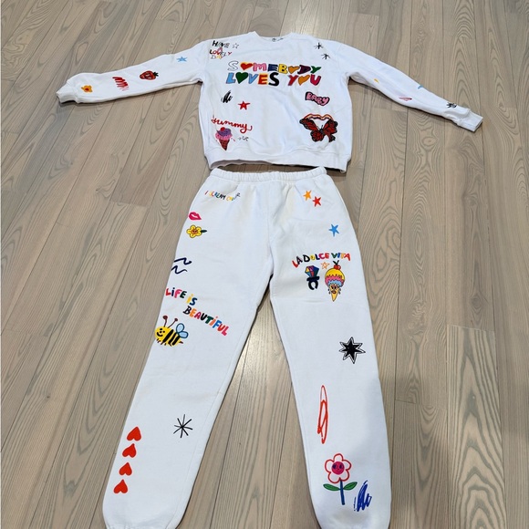 Mayfair x ISCREAMCOLOUR “somebody loves you” sweatsuit. - Picture 5 of 10